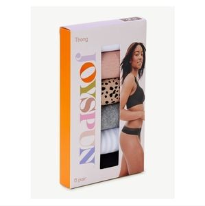 ✨🆕✨ Joyspun Women's Cotton Thong Panties